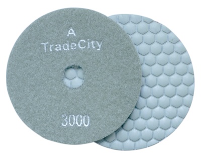 Алмазные гибкие шлифовальные круги Pads 7-STEP №3000 D100