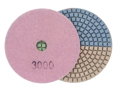 Алмазные гибкие шлифовальные круги ТриКолор Pads 7-STEP.D100 №3000