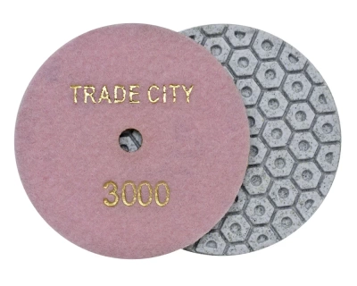 Алмазные гибкие шлифовальные круги Гайка Pads 7-STEP D100 №3000