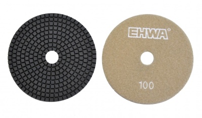Алмазные гибкие шлифовальные круги EHWA Стандарт Pads 7-STEP D125 №100
