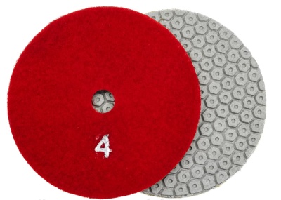 Алмазные гибкие шлифовальные круги Гайка мини Pads 5-STEP D100 №4