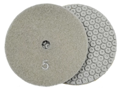 Алмазные гибкие шлифовальные круги Гайка мини Pads 5-STEP D100 №5 Алмазные гибкие шлифовальные круги Гайка мини Pads 5-STEP D100 №5