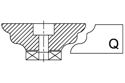 Профильная фреза сегментная гранит Q20 #0