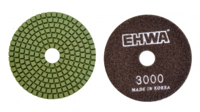 Алмазные гибкие шлифовальные круги EHWA Стандарт Pads 7-STEP 125D №3000