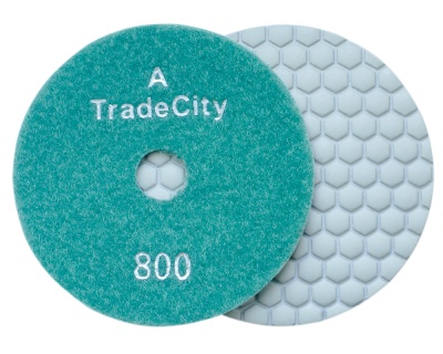 Алмазные гибкие шлифовальные круги Pads 7-STEP №800 D100