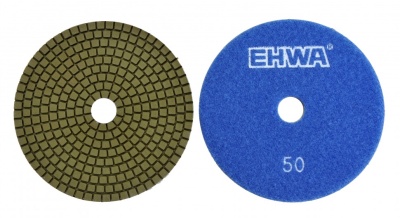 Алмазные гибкие шлифовальные круги EHWA Стандарт Pads 7-STEP D125 №50